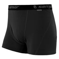 Majtki męskie - Bokserki Sensor Merino Wool Active czarne Rozmiar: M / Kolor: czarny - miniaturka - grafika 1