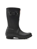 Kalosze damskie - Hunter Kalosze Original Short WFS1000RMA Czarny - miniaturka - grafika 1