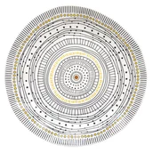 Talerze - Nuova Cer R2S Talerz płytki 26 cm R2S Organic żółty 1821 ORG2 - miniaturka - grafika 1