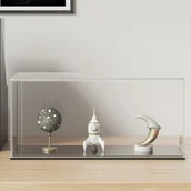 Półki do salonu - vidaXL Pudełko ekspozycyjne, przezroczyste, 30x15x14 cm, akrylowe - miniaturka - grafika 1