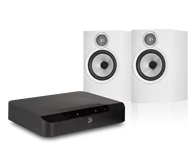 Zestawy stereo - Bluesound POWERNODE EDGE (czarny) + 606 S3 (biały) - miniaturka - grafika 1