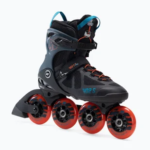 Rolki męskie K2 Vo2 S 90 Pro black/orange - Rolki - miniaturka - grafika 1