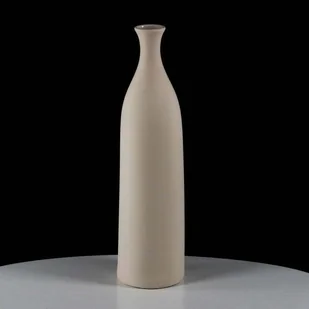 Biały Dekoracyjny Wazon Ceramiczny Wysoki Ozdobny Venice - 46Cm - Wazony i flakony - miniaturka - grafika 1