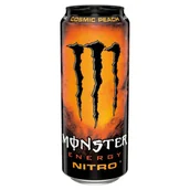 Napoje energetyczne i izotoniczne - Monster Energy Nitro Cosmic Peach Gazowany napój energetyczny 500 ml - miniaturka - grafika 1