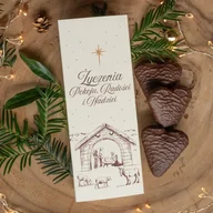 Ciastka - Pierniki w owijce "Betlejem" i życzeniami Pokoju i Radości na święta - miniaturka - grafika 1