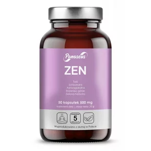 ZEN 50 kaps Panaseus Y00-053F-5921E - Suplementy diety - miniaturka - grafika 1