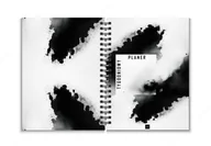 Planery - JUFIMI Planer tygodniowy niedatowany planer celów na tydzień terminarz SHADOW okładka twarda - miniaturka - grafika 1