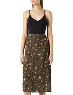 Spódnice - bestseller a/s Damska spódnica Pcharmony Hw Midi Slit Skirt Bc, Grape Leaf/Aop: kwiat, XS - miniaturka - grafika 1