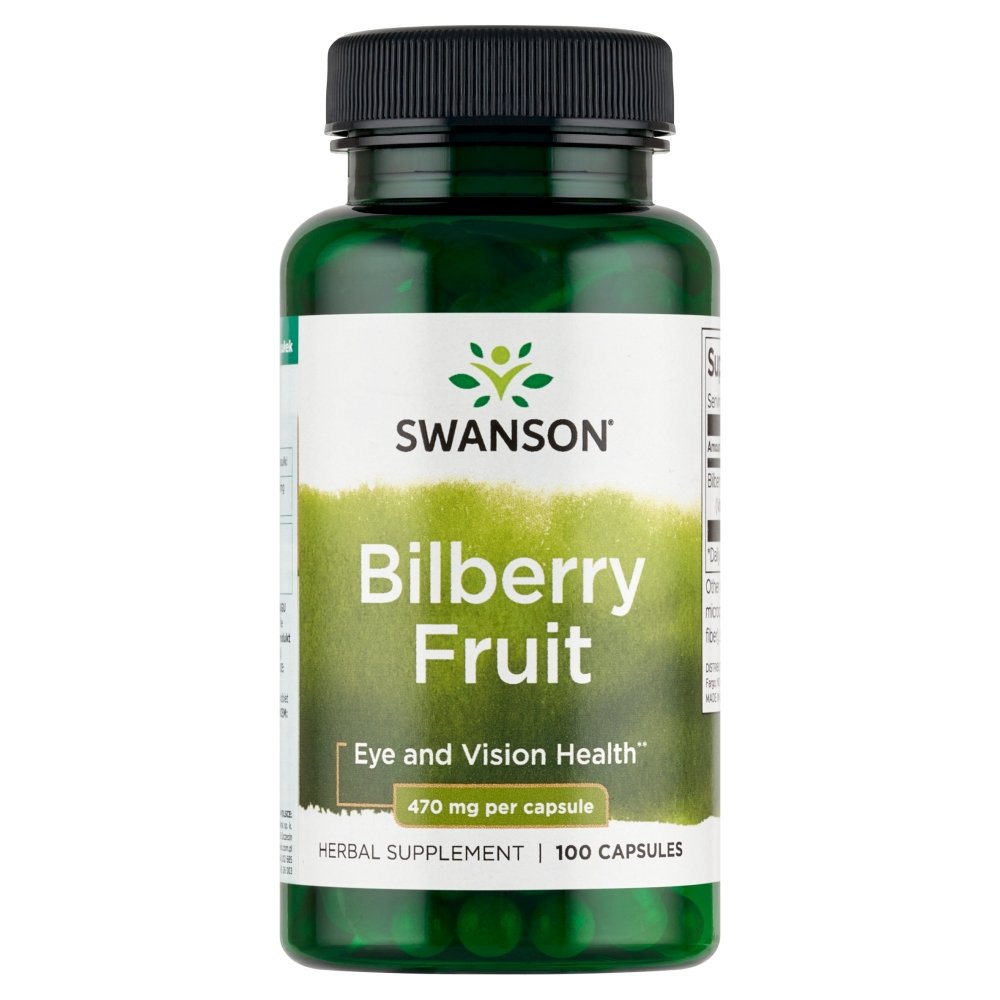Swanson Bilberry Fruit 470 mg Kapsułki, 100 szt.