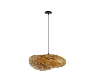 Immax 08269L - Żyrandol na lince HILO 1xE27/40W/230V śr. 60 cm bambus - Lampy sufitowe - miniaturka - grafika 1