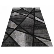 Dywany - Czarno-szary geometryczny dywan - Bonix - miniaturka - grafika 1