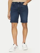 Spodenki męskie - Tommy Hilfiger Szorty jeansowe Brooklyn MW0MW39196 Granatowy Slim Fit - miniaturka - grafika 1