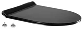 Deski sedesowe - Mexen deska wolnoopadająca slim, duroplast, czarna mat - 39010185 - miniaturka - grafika 1
