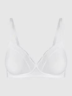 Biustonosz miękki z watowanymi miseczkami model ‘Cotton Lace Light’ - Biustonosze - miniaturka - grafika 1