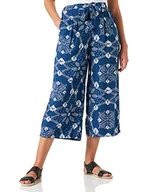 Spodnie damskie - Springfield Damskie spodnie z nadrukiem, białe tło, 34, Białe tło, 36 - miniaturka - grafika 1