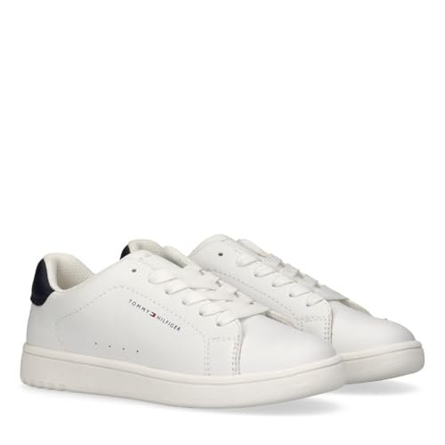 Tommy Hilfiger Dziecięce buty dziecięce unisex, biało-niebieskie, 41 EU