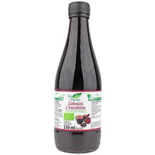 ZAKWAS Z BURAKÓW BIO 330 ml - BIO PLANET - Pasztet i przetwory mięsne - miniaturka - grafika 1