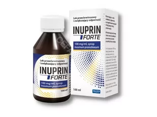 SOLINEA SP. Z O.O. SP.K. Inuprin Forte 100 mg/ml syrop 100 ml 3836941 - Przeziębienie i grypa - miniaturka - grafika 1