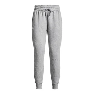 Damskie Spodnie UNDER ARMOUR UA RIVAL FLEECE JOGGER 1379438-012 – Szary - Spodnie damskie - miniaturka - grafika 1
