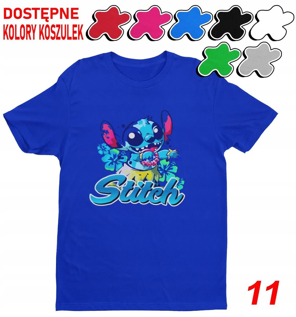 Koszulka Dziecięca Z Nadrukiem Stitch Stich Angel Dużo Wzorów -M 134-140