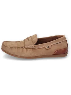 Camel Active Skórzane slippersy "Slide" w kolorze szarobrązowym - Półbuty męskie - miniaturka - grafika 1
