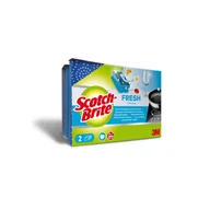 Ściereczki, gąbki, czyściki - Scotch Brite Fresh zmywak profilowany delikatny 2s - miniaturka - grafika 1