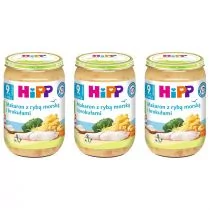 Hipp Makaron z rybą morską i brokułami po 9. miesiącu zestaw 3 x 220 g - Dania dla dzieci - miniaturka - grafika 1