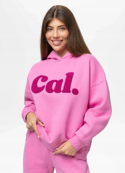 Bluza damska z kapturem Pitbull Tulla So Cal. różowa M/L