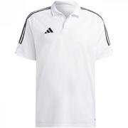 Moda i Uroda OUTLET - Koszulka męska adidas Tiro 23 League Polo biała HS3580 - miniaturka - grafika 1