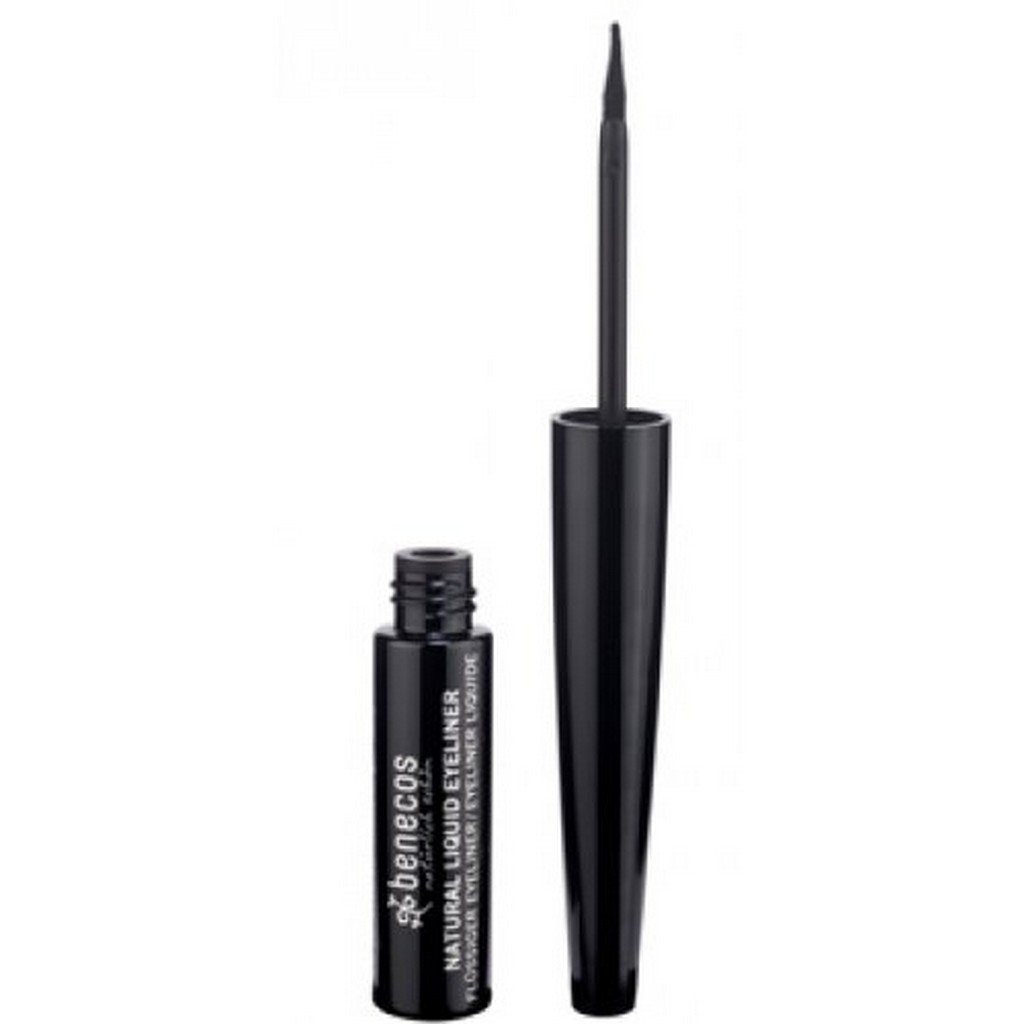Benecos Eyeliner w płynie czarny BLACK 3ml