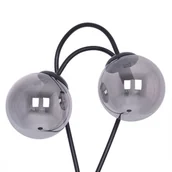 Lampy stojące - Efektowna lampa podłogowa z dwoma kloszami K-5119 z serii RUBI (｡◕‿◕｡) - miniaturka - grafika 1