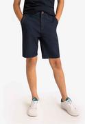 Spodnie i spodenki dla chłopców - Chłopięce szorty chinosy P-COLIN JUNIOR - Volcano - miniaturka - grafika 1