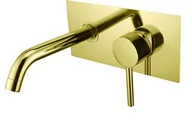 Baterie umywalkowe - Sea-Horse Bateria umywalkowa podtynkowa Loti BJJ330G Gold BJJ330G - miniaturka - grafika 1