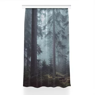 Gotowa zasłona z nadrukiem 150x230 cm Mglisty Las, Fabricsy - Zasłony - miniaturka - grafika 1