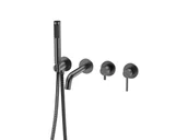 Baterie wannowe i prysznicowe - Bateria Wannowa Podtynkowa 4-Otworowa Besco Veo - miniaturka - grafika 1