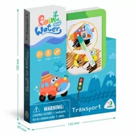 Literatura popularno naukowa dla młodzieży - Malowanka wodna z markerem Transport - miniaturka - grafika 1