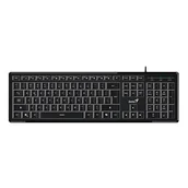 Klawiatury - Genius SlimStar 820, CZ/SK, slim rodzaj (USB), czarna, Podświetlane klawisze - miniaturka - grafika 1