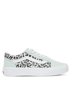 Vans Tenisówki Old Skool VN000CYVYWU1 Zielony - Buty dla dziewczynek - miniaturka - grafika 1