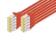 Patchcordy - Digitus Kabel krosowy CAT 6A S/FTP, 10 sztuk - miniaturka - grafika 1