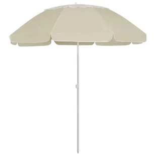 vidaXL Parasol plażowy, piaskowy żółty, 300 cm 314715 - Parasole ogrodowe - miniaturka - grafika 1