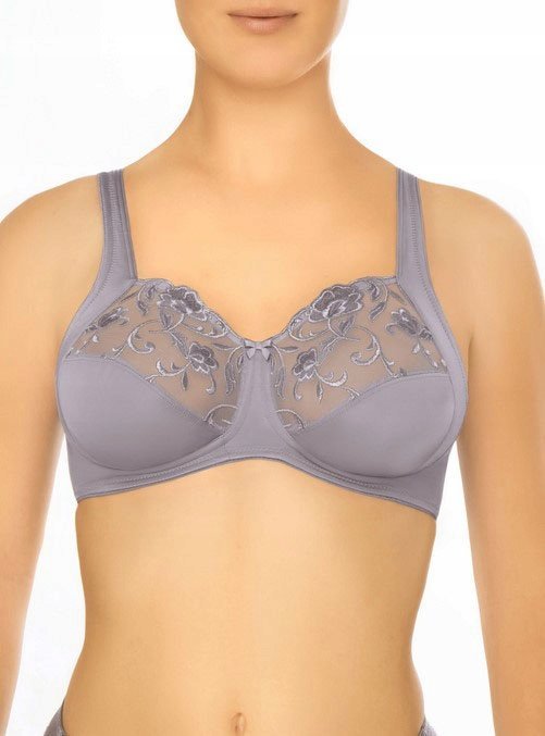 Biustonosz FELINA MOMENTS 319 BEZ FISZBIN szary wygodny rozmiar 85B