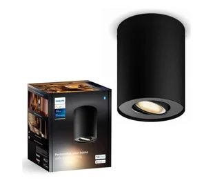 Philips - LED Ściemnialne oświetlenie punktowe Hue PILLAR 1xGU10/4,2W/230V czarne - Lampy sufitowe - miniaturka - grafika 1