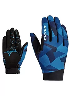 Ziener CNUT męskie rękawiczki rowerowe/górskie/rowerowe | długie rękawiczki z funkcją dotykową - oddychające, amortyzujące, Galaxy Blue, 7,5 - Rękawiczki - miniaturka - grafika 1