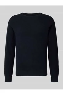Sweter z dzianiny z okrągłym dekoltem model DANTE - Blend - Swetry męskie - miniaturka - grafika 1