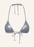 Stroje kąpielowe - Janthee Berlin Góra Od Bikini Trójkątnego Hajer silber - miniaturka - grafika 1
