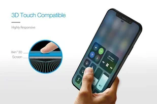 Just Mobile Xkin 3D Tempered Glass Screen Protector - Szkło ochronne hartowane iPhone 11 / XR (Transparent/Black) - Szkła hartowane na telefon - miniaturka - grafika 5