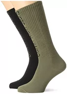 Skarpetki męskie - Calvin Klein Kolana męskie, olive combo, rozmiar uniwersalny - miniaturka - grafika 1