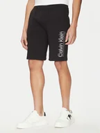 Spodenki męskie - Calvin Klein Szorty sportowe Modern Twill K10K114122 Czarny Regular Fit - miniaturka - grafika 1