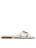 Klapki i japonki damskie - PINKO Klapki Marli 09 SD0313P003 Biały - miniaturka - grafika 1