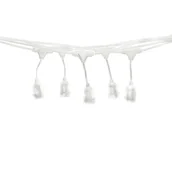 Lampy ogrodowe - Elight Girlanda ogrodowa 15 m/15 żarówek E27 biała (bez żarówek) - miniaturka - grafika 1